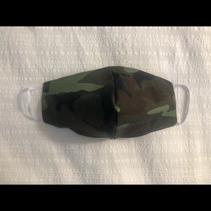 Reversible fabric mask. LAST ONE!! Camo and purple